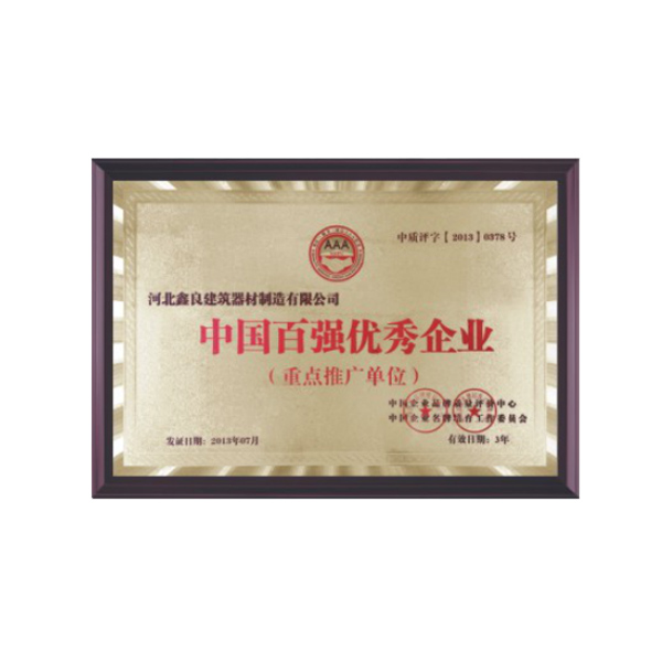 中国百强优秀企业
